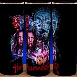 Hellraiser Pinhead Horror Movie Cup Mug Tumbler 20oz